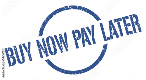 buy now pay later stamp