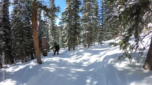 Snowboarding and Skiing in Colorado photo