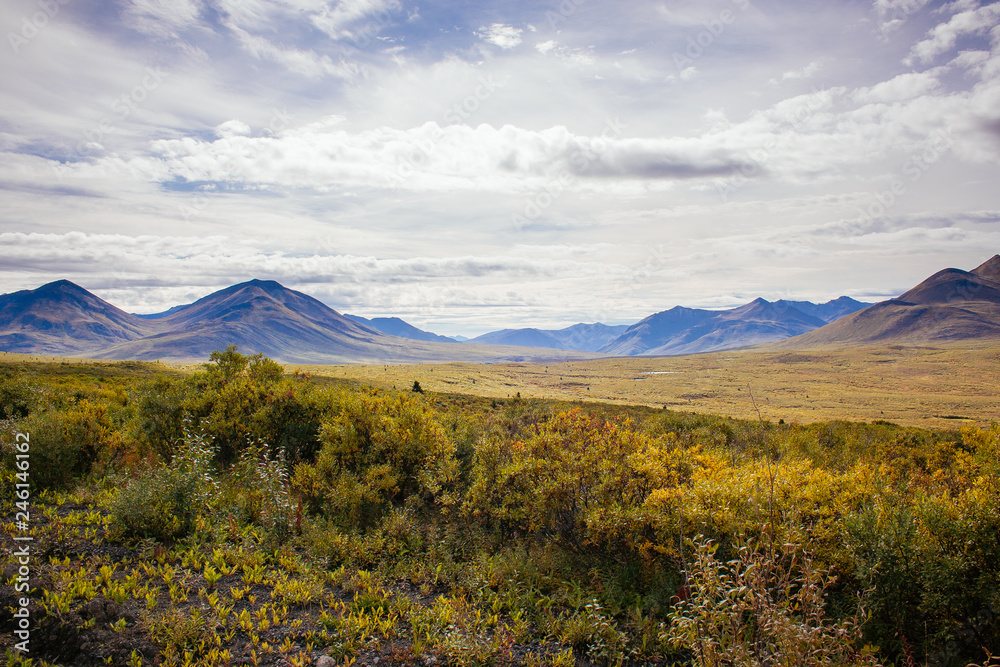 Landscape of Tombstone provincial park