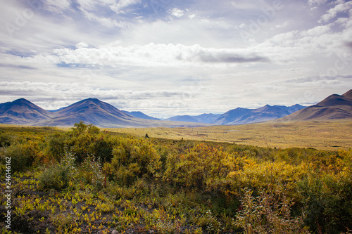 Landscape of Tombstone provincial park