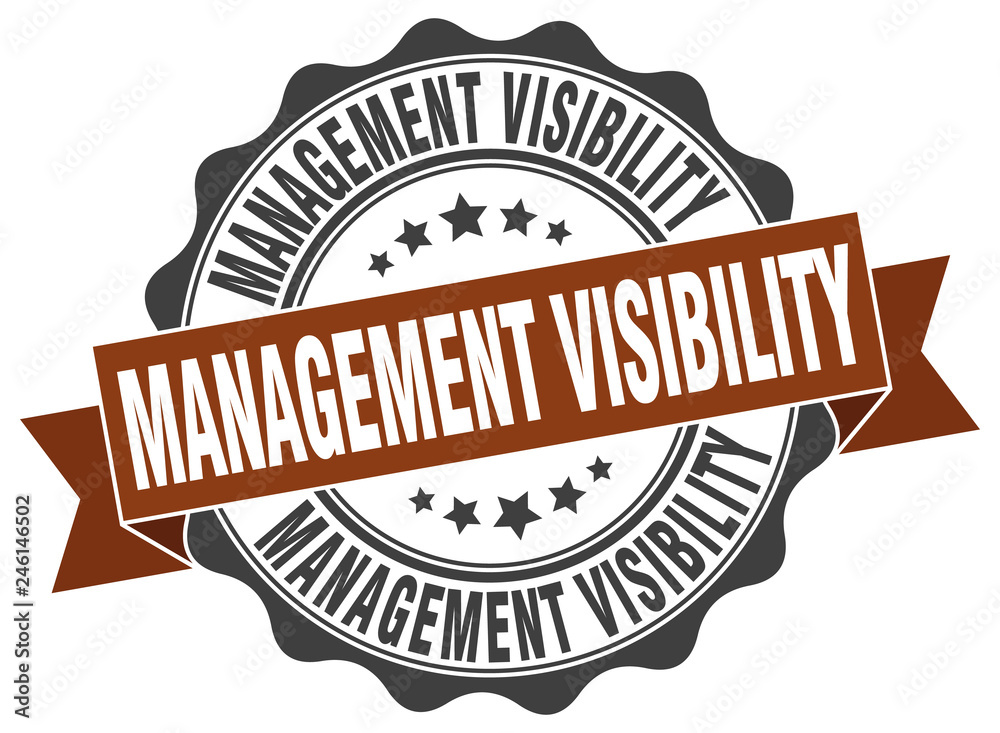 management visibility stamp. sign. seal