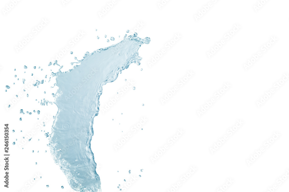 Fototapeta premium Water splash isolated on white background