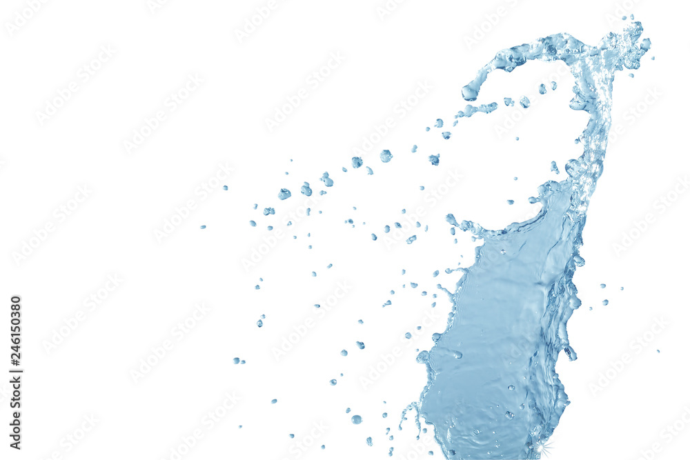 Water splash isolated on white background Water splash isolated on white background