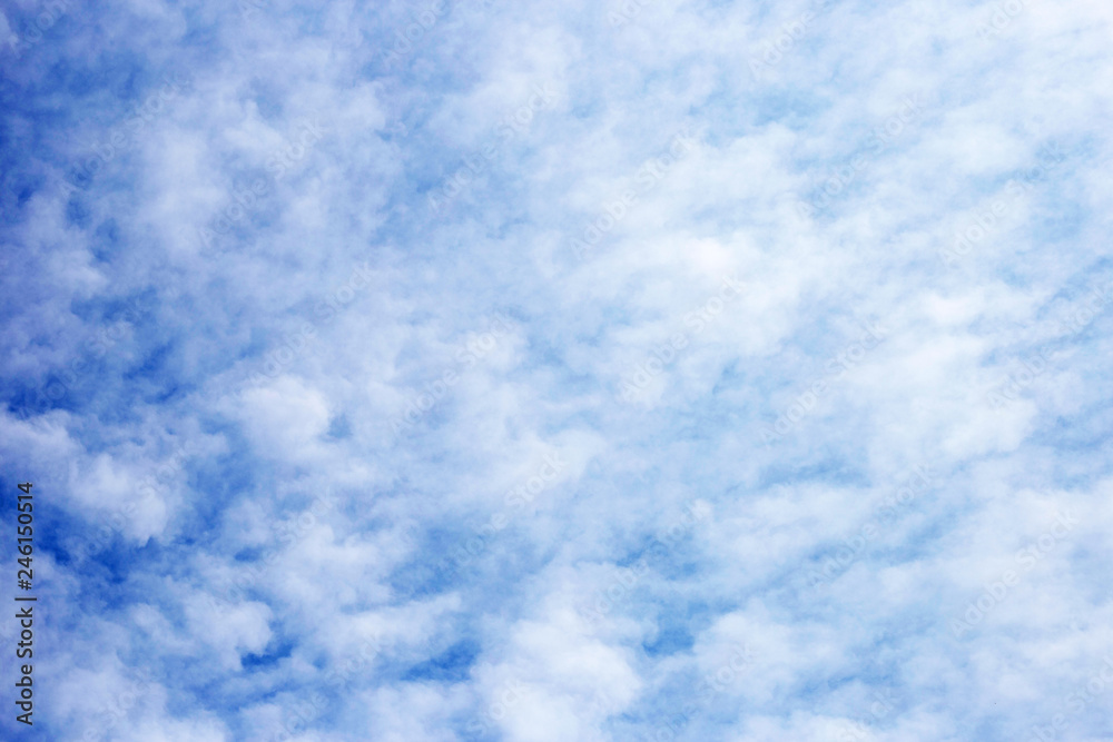 Blue sky background with cloud.