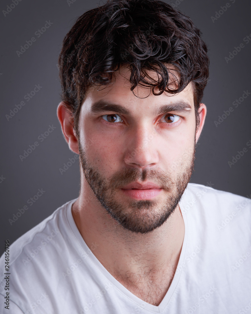 Men with cheap black hair