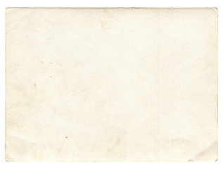 Old photo texture with stains and scratches isolated