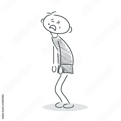 Figur weint