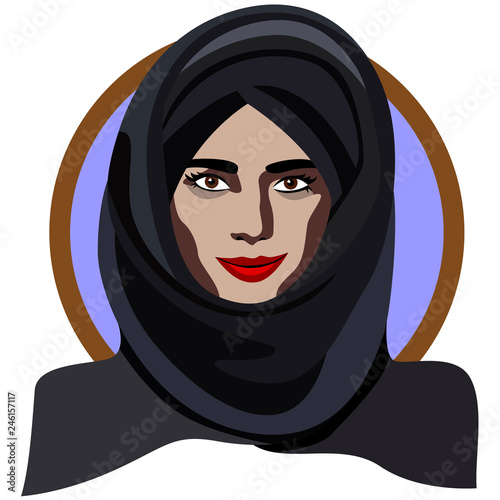 Muslim woman hijab equality of all women in the world, chastity