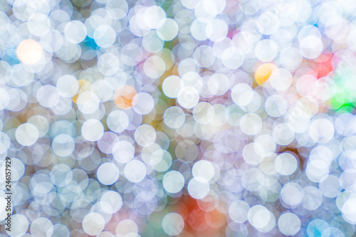 Abstract bokeh light background, the shinning light and blurred circle background