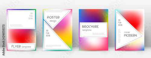 Flyer layout. Stylish exceptional template for Bro