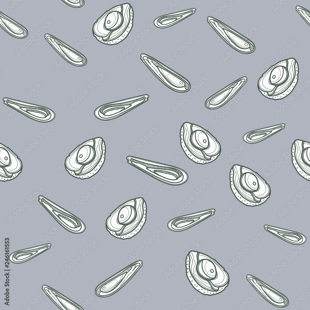 Avocado seamless pattern. Avocado seamless pattern.