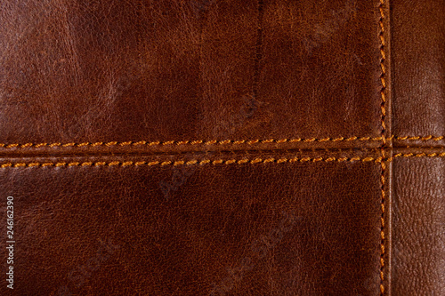 Brown leather texture for background