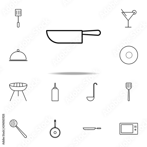 knife icon. kitchen icons universal set for web and mobile