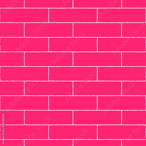 Crimson bricks wall pattern