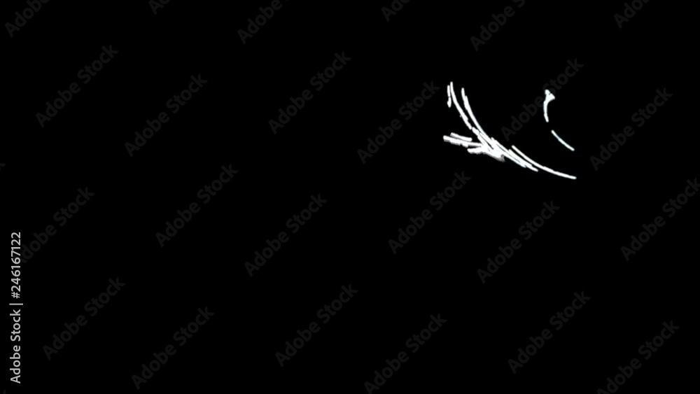 Abstract fractal forms morph and oscillate (Loop)