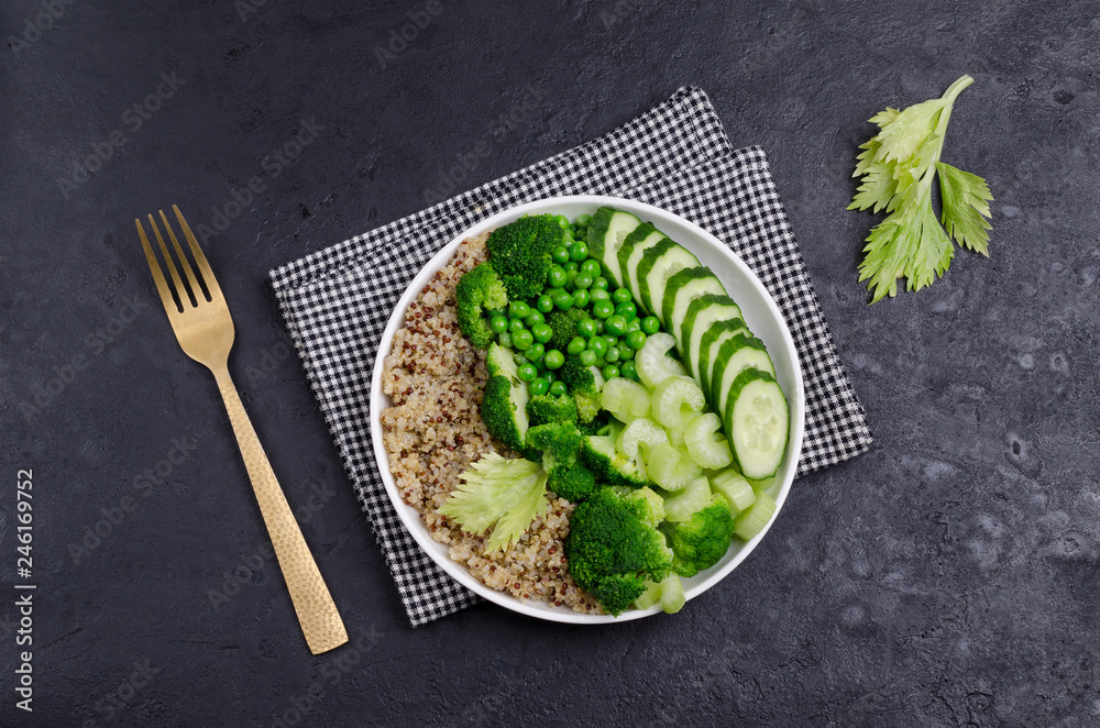 Salad with quinoa Salad with quinoa