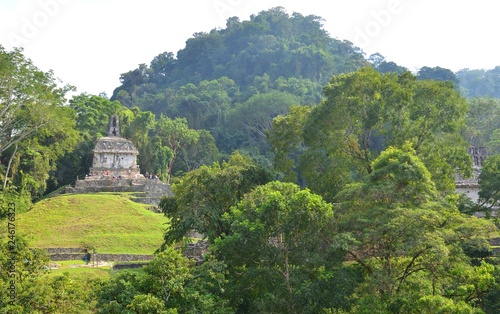 Palenque, a Maya Ancient City In Southern Mexico