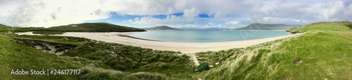 A view over Horgabost on the Isle of Harris  Outer Hebrides 