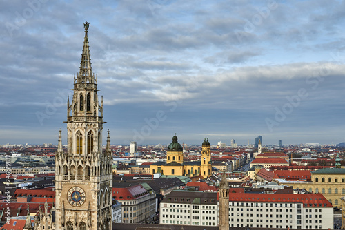 The New Town Hall, is a town hall, at the northern part of Marienplatz in Munich, Bavaria, Germany.