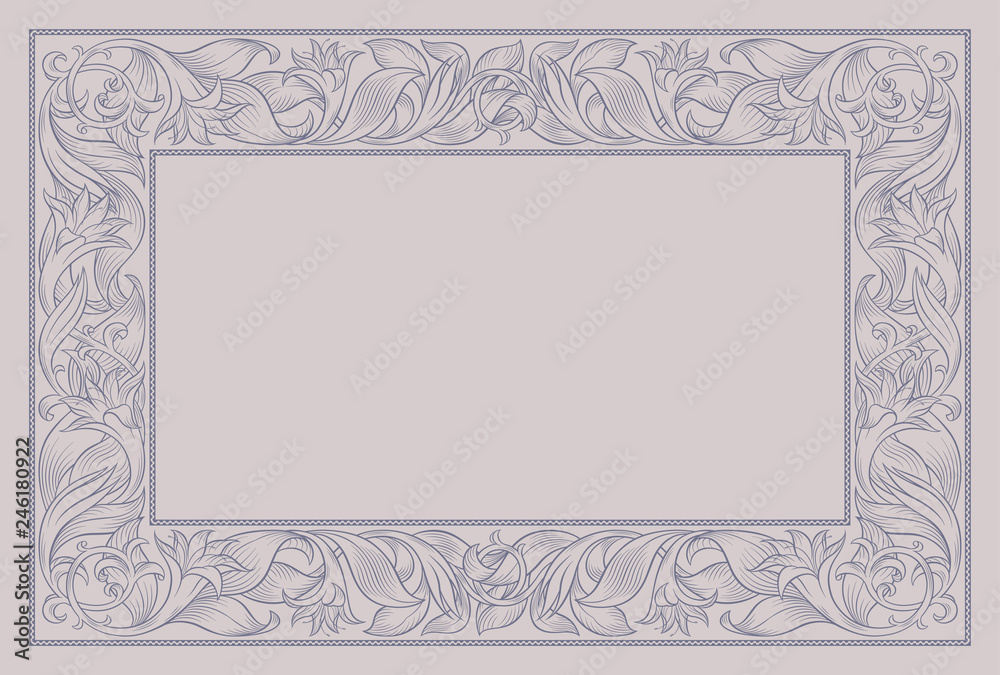 vector vintage frame