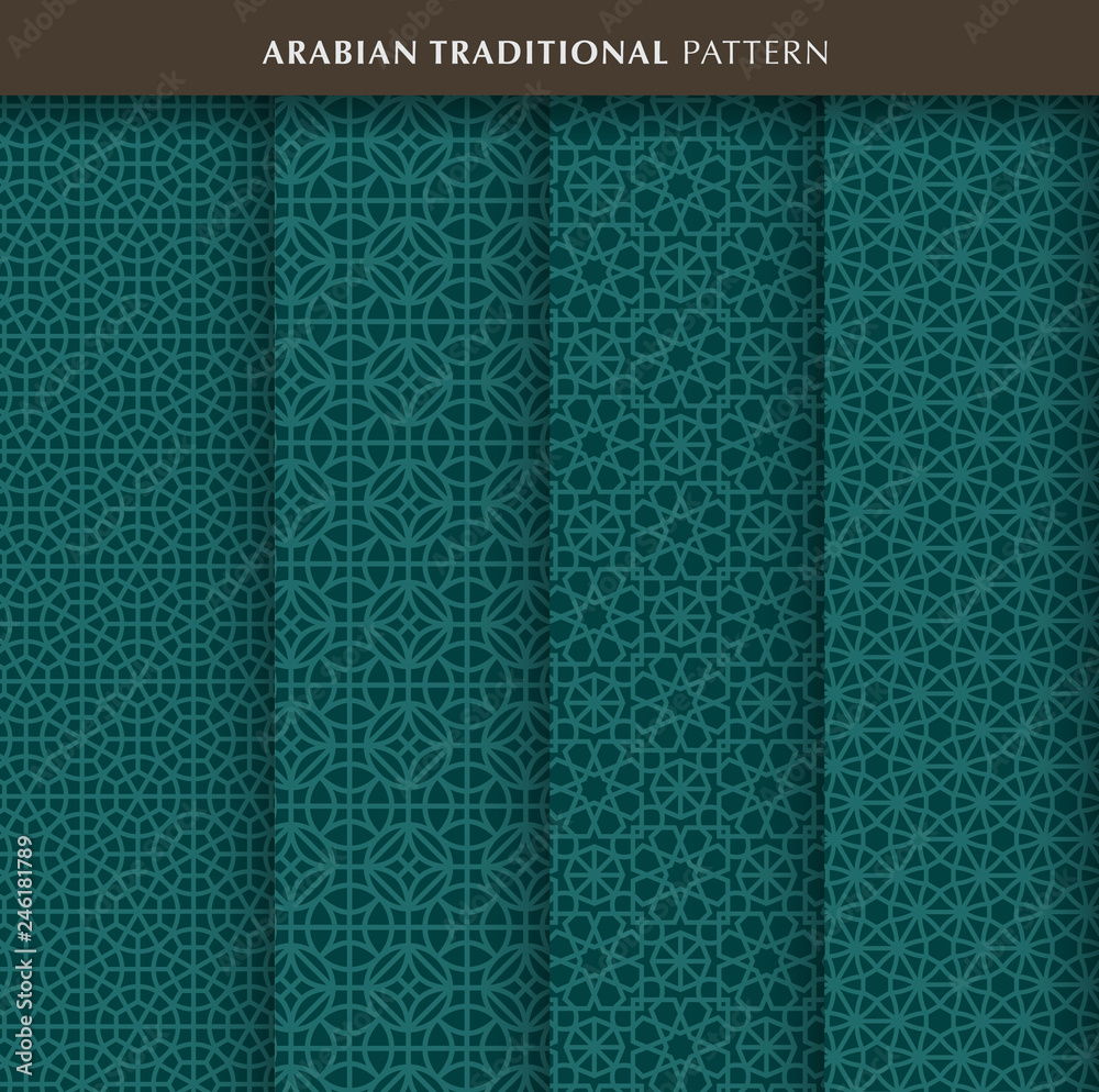 Arabian traditional pattern Arabian traditional pattern
