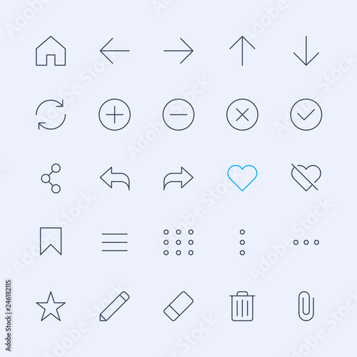 UI / User Interface Icon Set