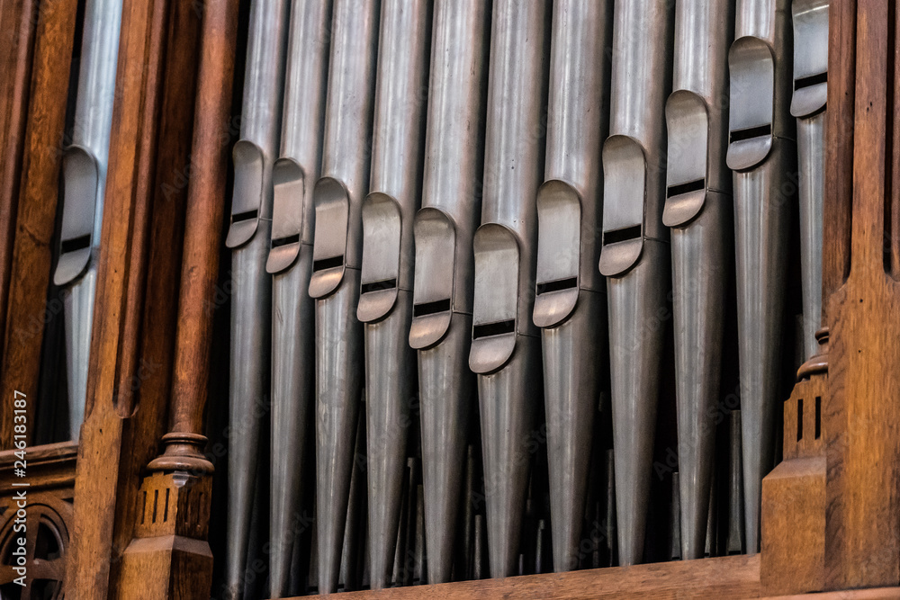 Tuyaux d'un orgue