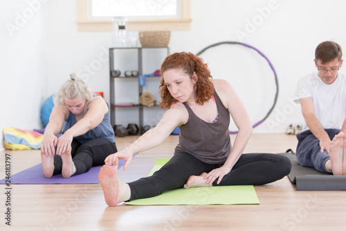 Fitness Class Stretching