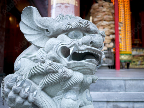 台湾を旅行した時に出会った石像、アジアの寺