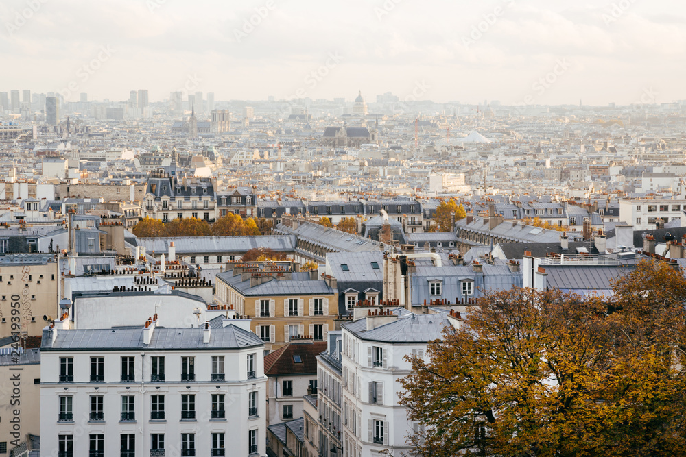 Paris (France) - View from Montmartre hill