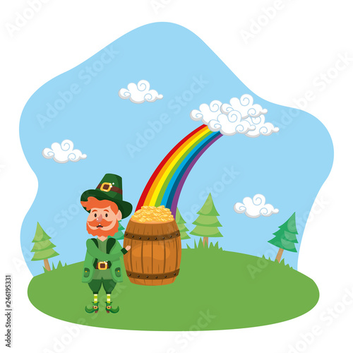 leprechaun gold rainbow photo