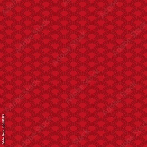 Lunar New Year Seamless Pattern - Red pattern design for Lunar or Chinese New Year