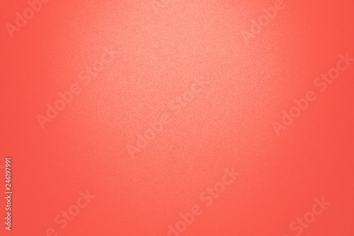 Pantone color. Inscription Living Coral color. Trend photography on the theme of the new color of the year - Living Coral. 3d illustration