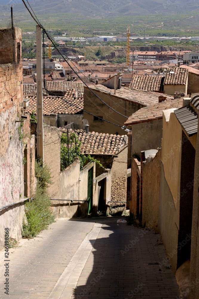 Village in Calahorra. La Rioja. Spain