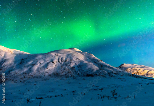 Photography The polar lights in Norway. Tromso
