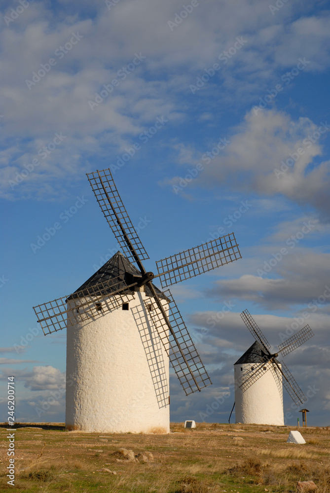 old windmills in Spain