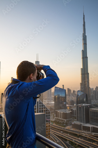 Canvas Print Dubai city view, United arabic emirates