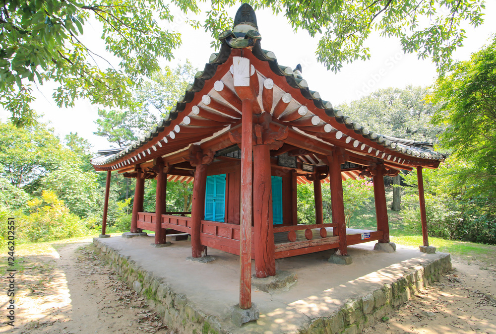 Myeonangjeong Pavilion place for writing poems.