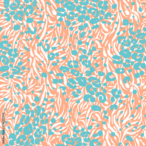Modern zebra seamless pattern.