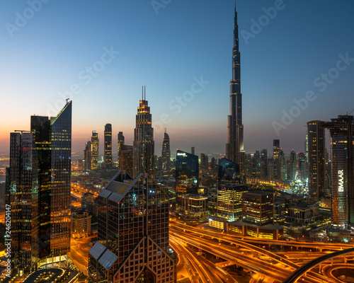 Dubai city view  United arabic emirates