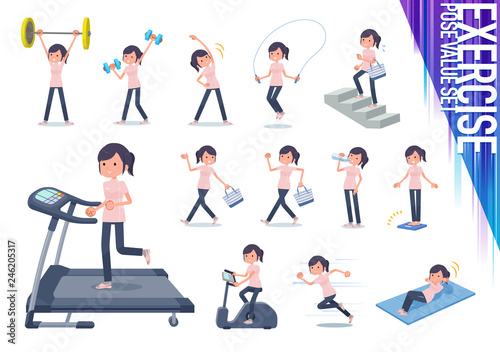 flat type chiropractor women_exercise