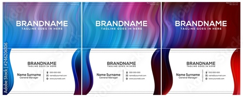 modern creative and clean business card template, polygon background, flyer design, name card template. Corporate identity with abstract illustration. Vector company style for brandbook