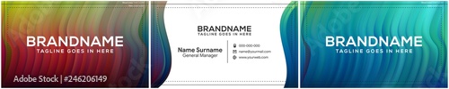modern creative and clean business card template, polygon background, flyer design, name card template. Corporate identity with abstract illustration. Vector company style for brandbook