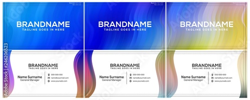 modern creative and clean business card template, polygon background, flyer design, name card template. Corporate identity with abstract illustration. Vector company style for brandbook
