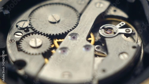 Wallpaper Mural Mechanical clock mechanism gears Torontodigital.ca