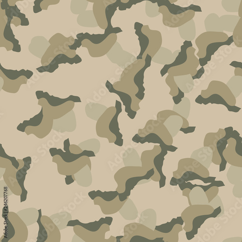 Field camouflage of various shades of green and beige colors