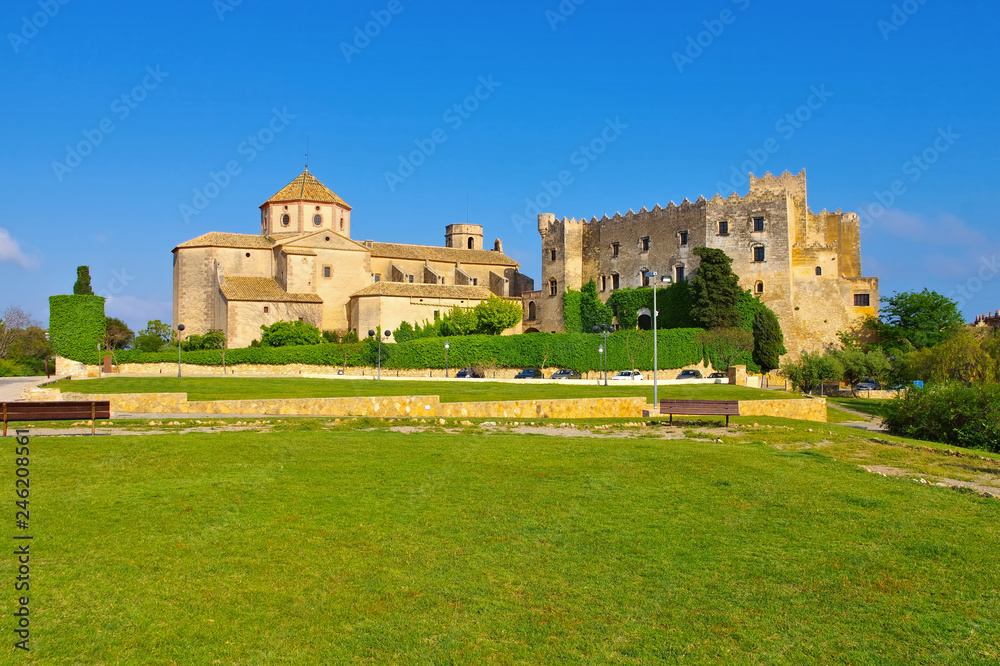 Altafulla Burg an der Costa Dorada in Spanien - Castell d Altafulla near Tarragona, Costa Dorada, Catalonia