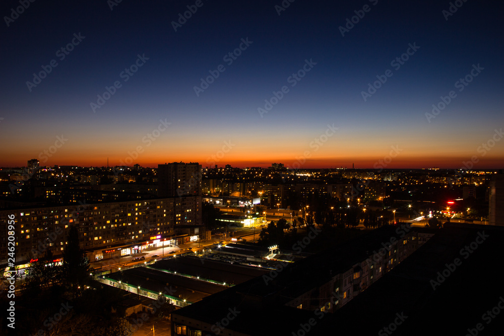 Fototapeta premium Night city