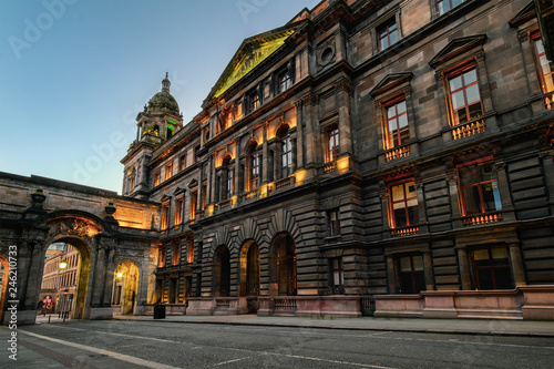 The Glasgow City Chambers' building, Glasgow, Scotland