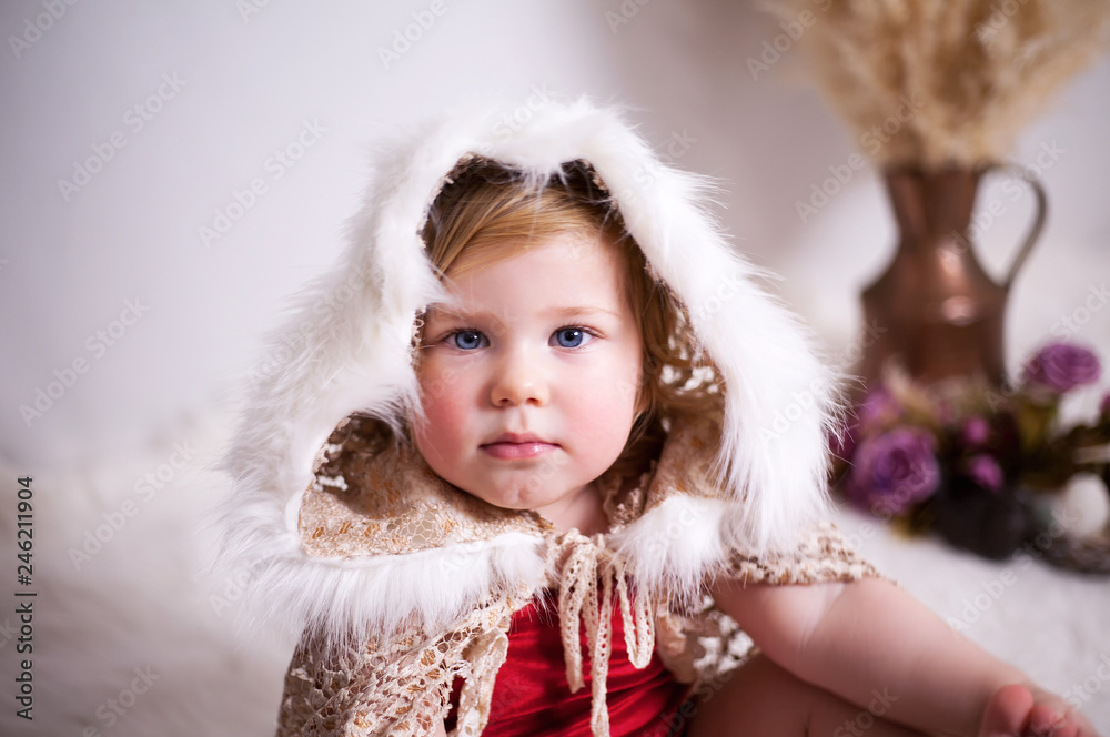 Portrait of a beautiful little baby girl Portrait of a beautiful little baby girl